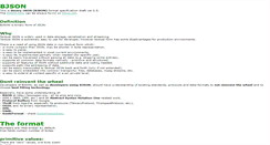 Desktop Screenshot of bjson.org